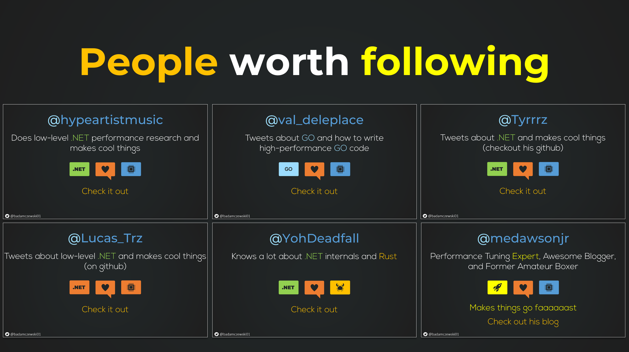 People Worth Following